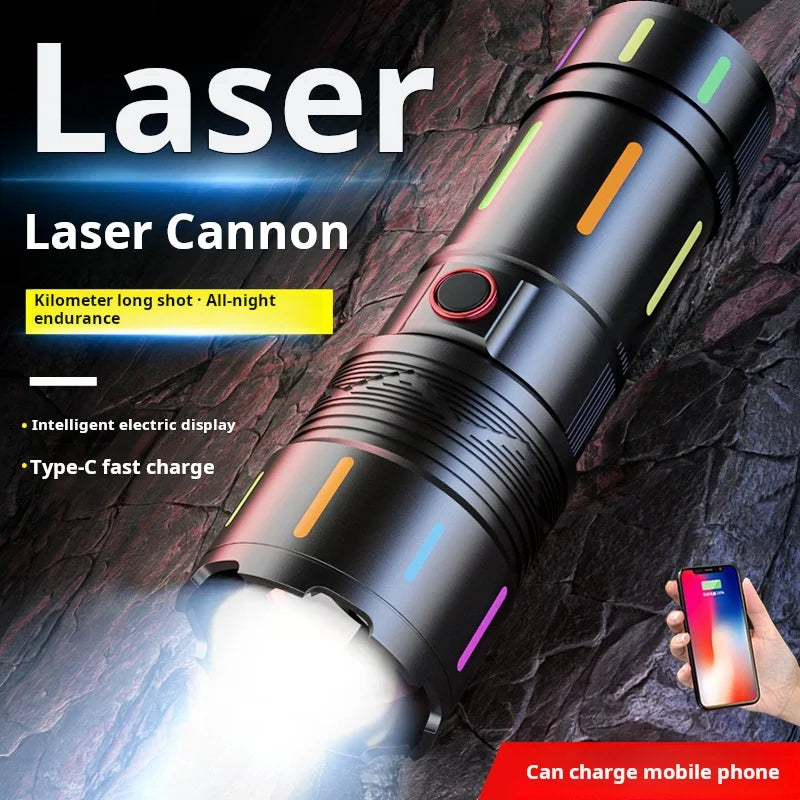 Lumen White Laser Flashlight - 1000 Lumen