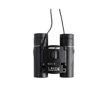 Green Lion Shark Binoculars – 8X HD Optical Zoom with Wide View & Multi-Coated Lenses