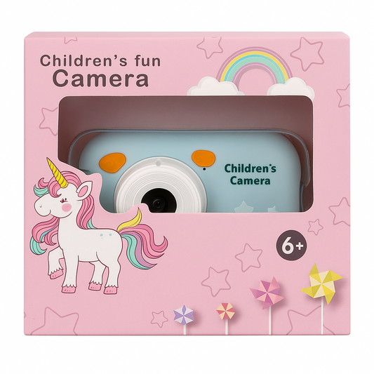 Children’s Fun Digital Camera – Cute Unicorn Design, Kid-Friendly, Rechargeable, Age 6+ Photography Toy