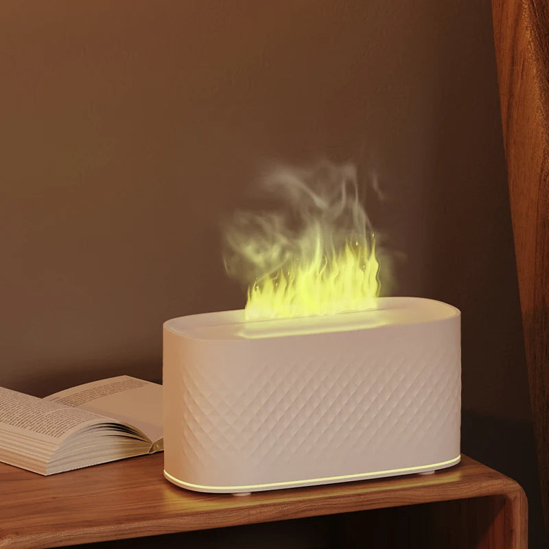 Mini Flame Aroma Diffuser – USB 160ml