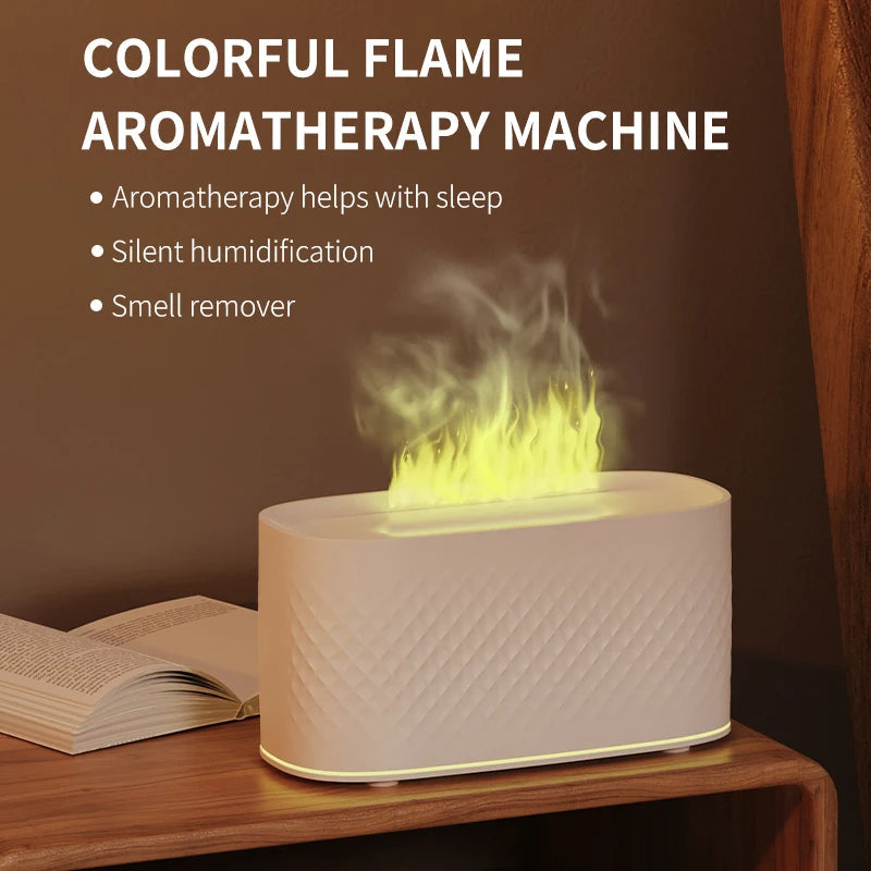Mini Flame Aroma Diffuser – USB 160ml