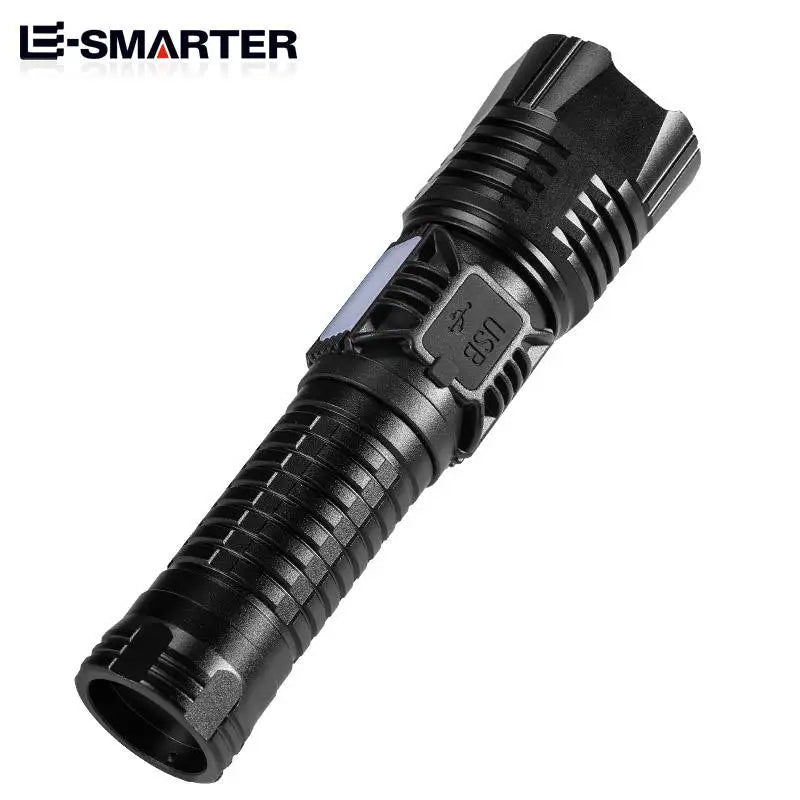 Telescopic Zoom LED Flashlight – Power Bank & Camping Lantern