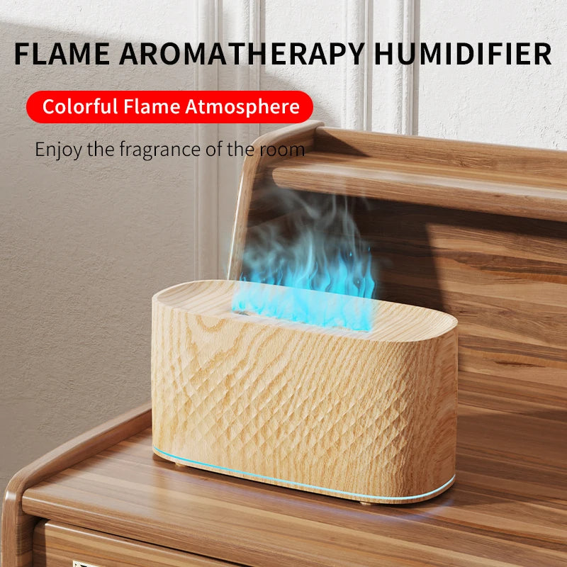 Mini Flame Aroma Diffuser – USB 160ml
