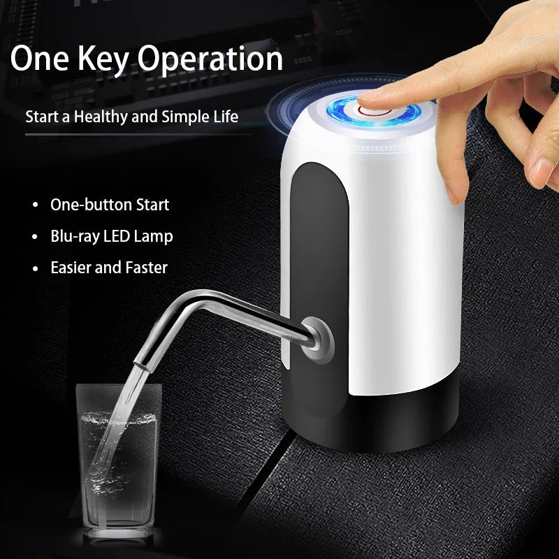 Wireless Electric Water Pump with LED Light