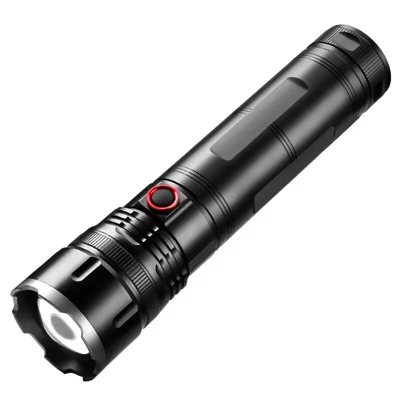7200mAh Rechargeable LED Flashlight – 30W Long-Range Torch