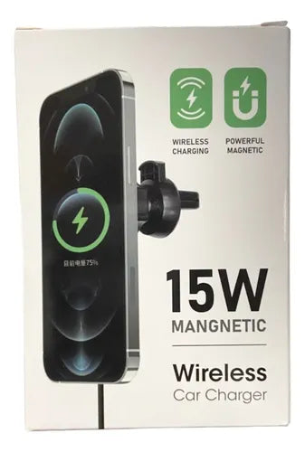 15W Magnetic Wireless Car Charger – Fast MagSafe Vent Mount for iPhone