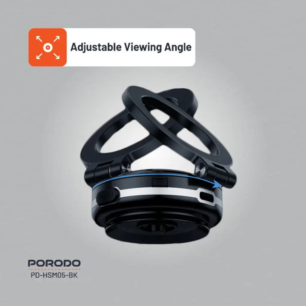 Porodo HS05 Vacuseal MagSafe Magnetic Mount - Black