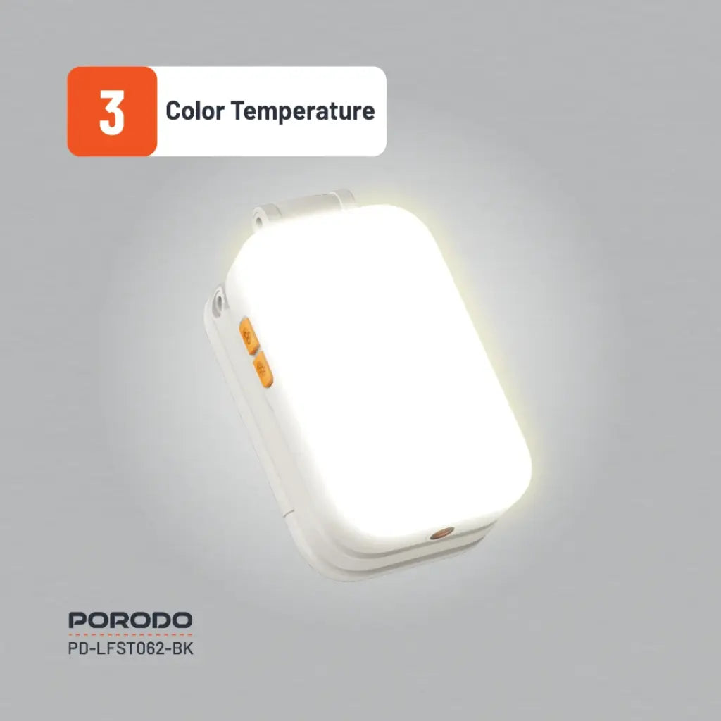 Porodo Lifestyle Phone Stand Fill Light - Black