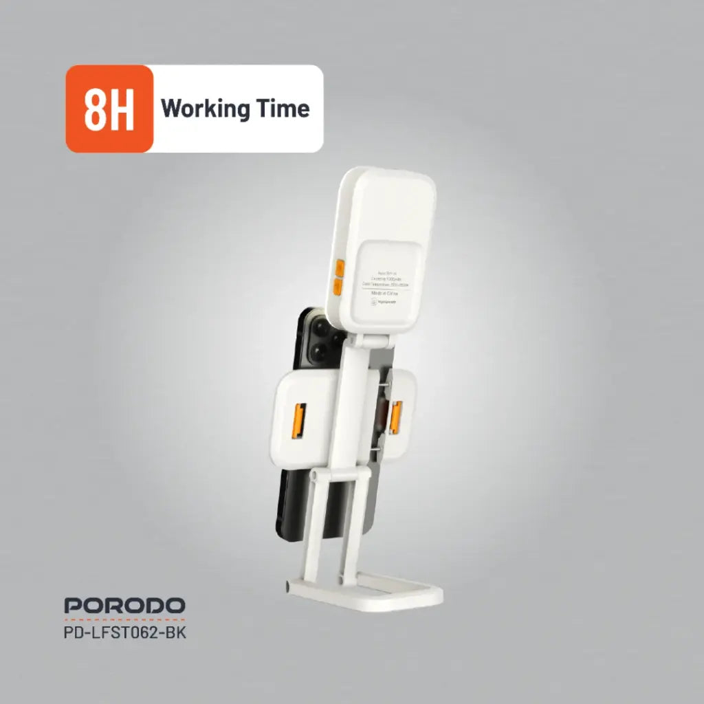 Porodo Lifestyle Phone Stand Fill Light - Black