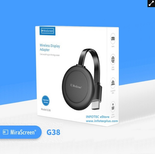 MiraScreen G38 – Wireless Display Dongle (2.4GHz, HD Streaming)