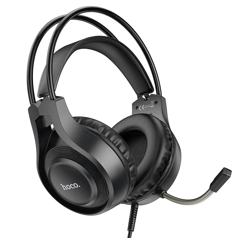Hoco W106 Tiger Gaming Headset – Hi-Fi Audio, Noise-Isolating Mic & Ergonomic Fit