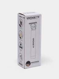 Vintage T9 Professional Hair Trimmer – Precision Cordless Clipper for Men | Zero-Gapped Blade, Classic Design, Ideal for Barbers & Home Use