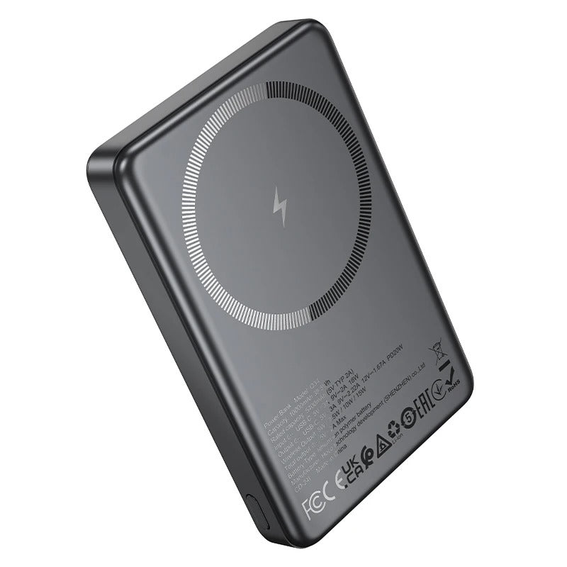 HOCO 10000mAh Magnetic Wireless Power Bank with PD 20W Fast Charging