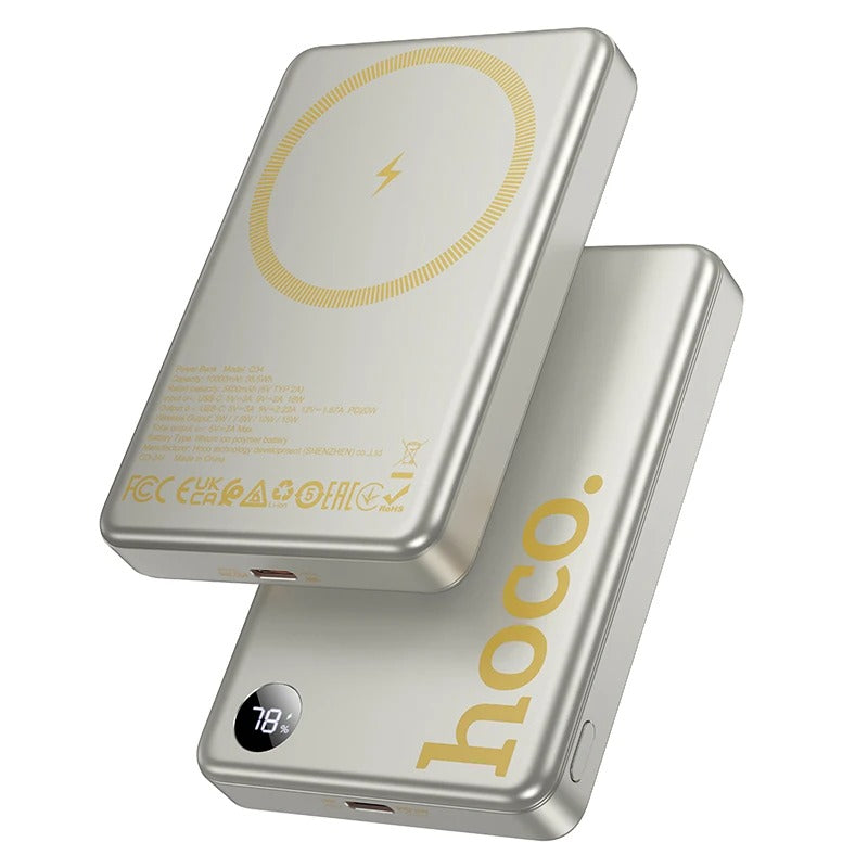 Hoco 10000mAh Magnetic Power Bank – PD 20W